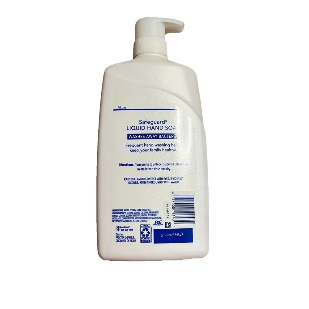 Safeguard Liquid Hand Soap Micellar Deep Cleansing Fresh Clean Scent NEW